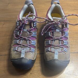 Keen Women's Multi-Color Steel Toe Shoes, Size 8.5